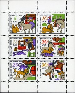 DDR 1971,Sc#1344a MNH, Fairy tales, m/s