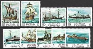 Fujeira | UAE 1968 Seafaring Ships Set VF-NH-