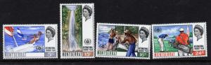 Montserrat 189-92 MNH Golf, Sailing, Waterfall, Tourism