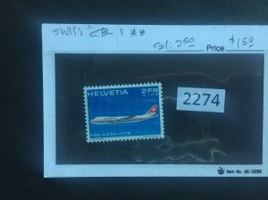 $1 World MNH Stamps (2274) Switzerland C B1 see image for condition