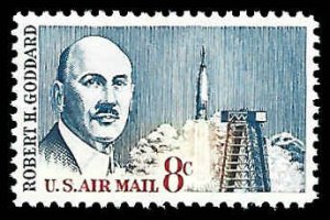 PCBstamps   US C69 8c Dr. Robert H. Goddard, MNH, (14)