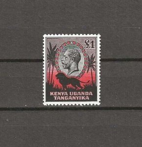 KENYA UGANDA TANGANYIKA 1935/37 SG 123 MLH Cat £325