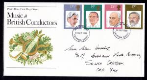 Great Britain 920-923 Conductors Pen FDC