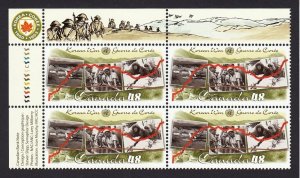 KOREA ARMISTICE = Canada 2003 #1993 MNH UL Block of 4