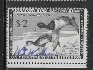 US #RW21 $2 Federal Duck Stamp (U)  black CV$15.00