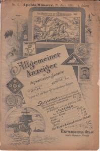 Allgemeiner Anzeiger - 1898 ##1,2,3,4,5,6,7,9 (Apolda/Munster)