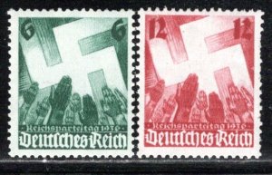 Germany Reich Scott # 479 - 480, mint nh