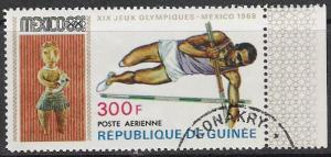 Guinea #C111A Airmail Olympics CTO NH/H