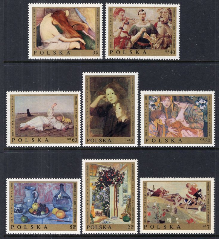 Poland 1675-1683 Paintings MNH VF