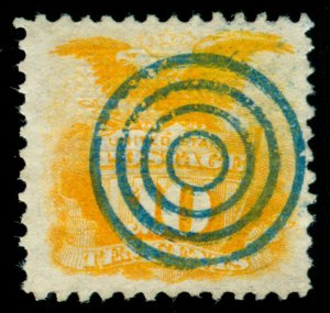 MOMEN: US STAMPS #116 USED PF CERT