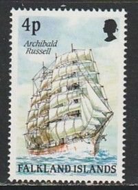 1989 Falkland Islands - Sc 488 - MNH VF - 1 single - Ships of Cape Horn