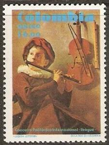 Colombia 1980 Scott C686 2nd Intl Music Competition MNH