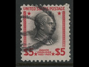 US Scott 834 Used! Coolidge!