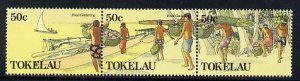 TOKELAU - 1989 - Food Gathering - Perf 6v (2 x 3 Strips) Set - Mint Never Hinged