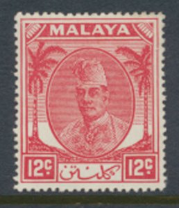 Kelantan   SG 70 SC# 67  MLH  1951  see details & Scans        