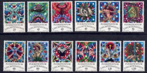 Liechtenstein #598-601 MNH Full Set of 12 cv $8.20