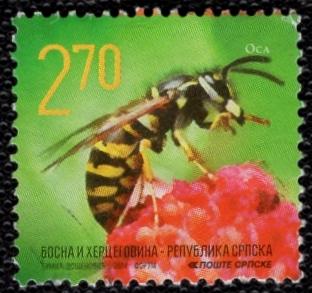 Bosnia and Herzegovina (Serb) 605 - Used  - 2.70m Wasp (2014) (cv $3.75)