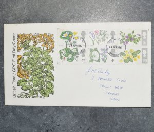 GB Stamps FDC 19767 British Flora  flowers      ~~L@@K~~