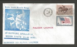 1971 US Apollo 15 moon tests White Sands Missile Range