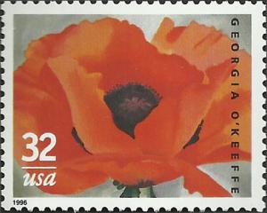 # 3069 MINT NEVER HINGED GEORGIA O''KEEFFE'