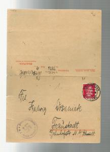 1943 Germany Gross Rosen Concentration Camp Kz Letter Cover Stefan Wrosriak