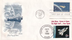 1962, Project Mercury, Art Master, FDC (E13168)