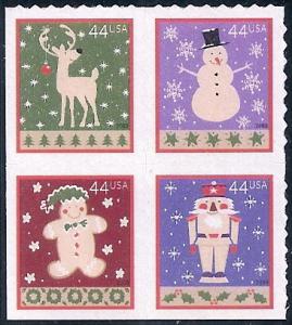 (4429-32)? Block-4.  \Winter Holidays\  MNH  .44 cent (2)