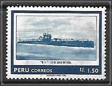 Peru #873 Peruvian Navy Used