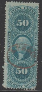 U.S. Scott #R63c Revenue Stamp - Used Set of 4 - IND