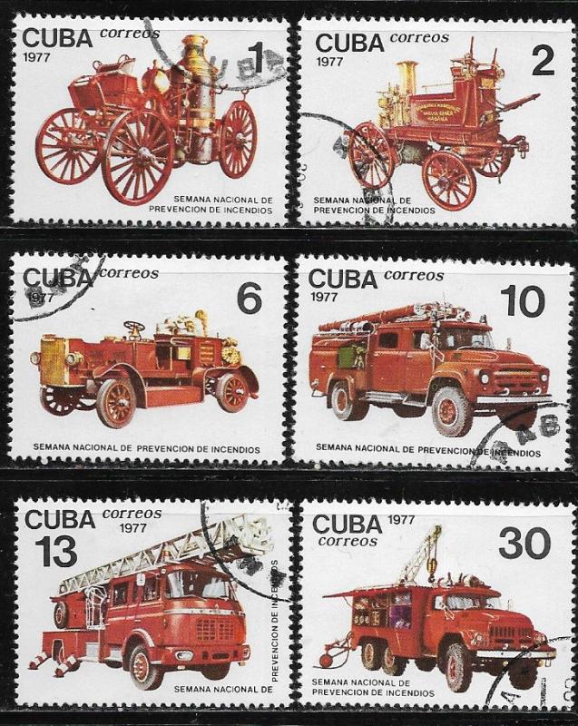Cuba SC# 2144-2149 Fire Prevention Week