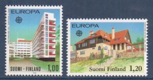 Finland   #608-609   MNH 1978  Europa architecture