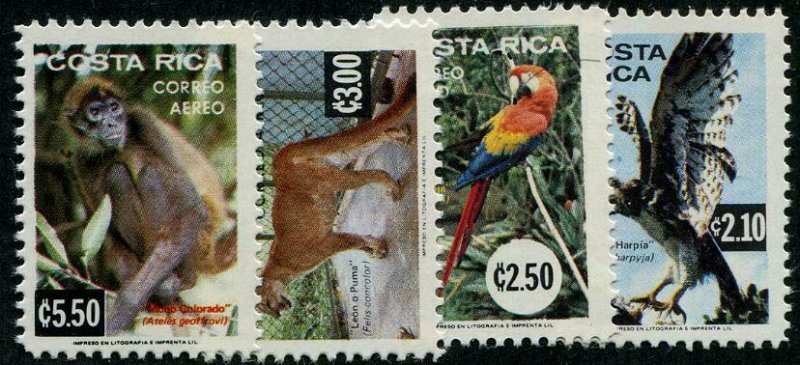 HERRICKSTAMP COSTA RICA Sc.# C820-23 Birds Mint NH