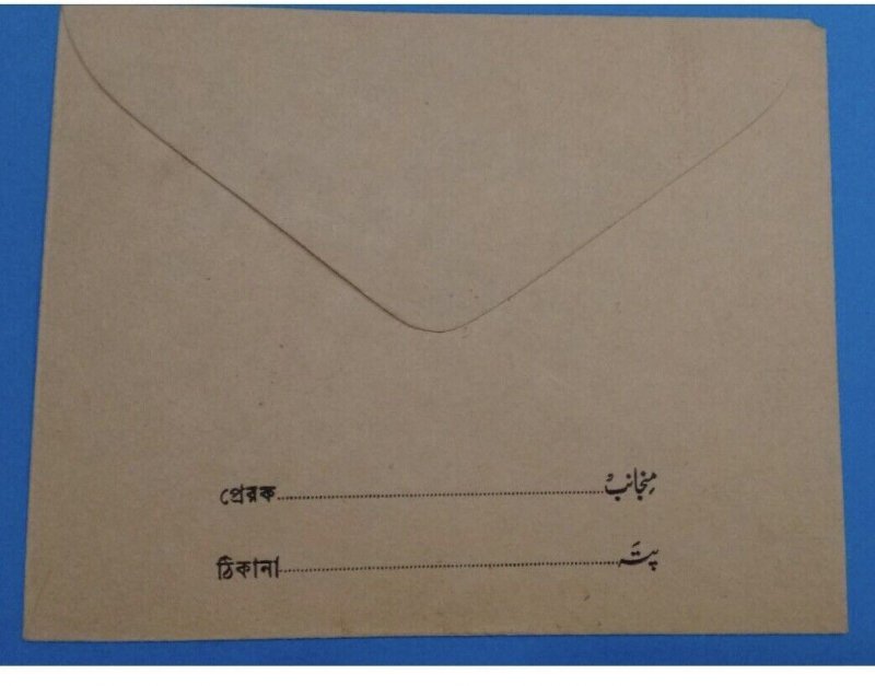 Pakistan Unissued Postal Stationery entire Express Delivery envelope Sun Flowers 