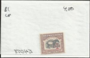 North Borneo #B1 Mint Hinged Cat $4.50 E 04058