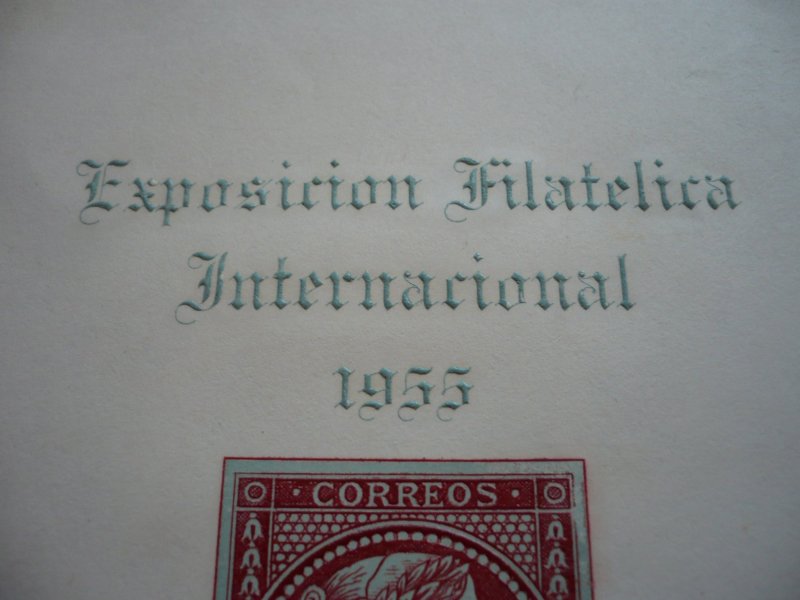 Stamps - Cuba - Scott# - Program Cover for Exhibition