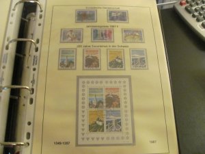 SWITZERLAND 1978-2005 STAMPS & COVERS XF COULD BE AS MUCH AS $2000 CATALGUE(188)