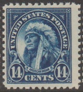 U.S. Scott #565 American Indian Stamp - Mint NH Single