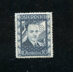 AUSTRIA 10S SCOTT #380 DOLFUSS FRESH MINT NEVER HINGED