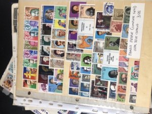 Worldwide Stamps On Stock Pages British Colonies & More