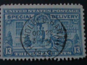 ​UNITED STATES-1944 SC#E17-SPECIAL DELIVERY13-CEN-USED VF-80-YEARS OLD