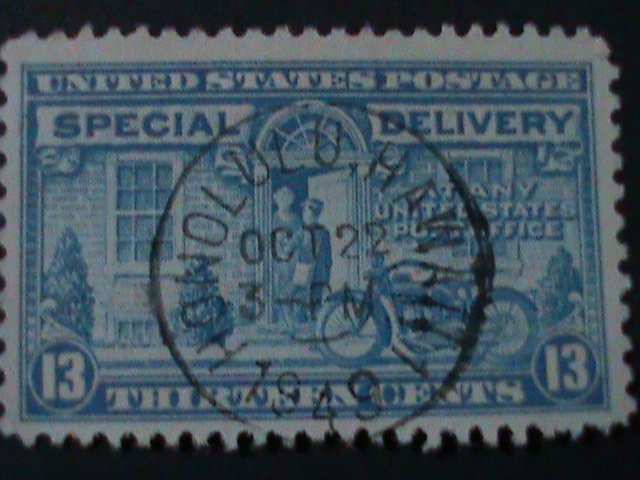 ​UNITED STATES-1944 SC#E17-SPECIAL DELIVERY13-CEN-USED VF-80-YEARS OLD
