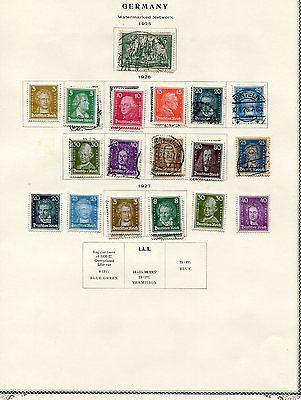 Germany Collection 1923/ 1935 VF  7 pages    Lakeshore Ph...