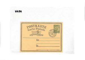LIECHTENSTEIN Postal Stationery Card PHILATELY Exhibition 1987 VV184