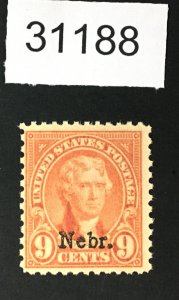 US STAMPS # 678 MINT OG NH LOT #31188