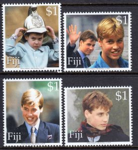 Fiji 2000 Prince William Birthday Complete Mint MNH Set SG 1097-1100