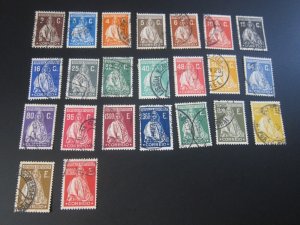 Portugal 1926 Sc 398-414,416-21 FU