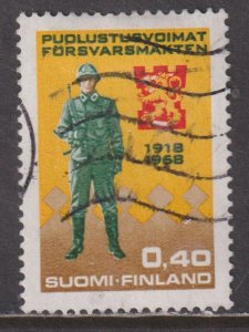 Finland 473 Finnish National Defense 1968