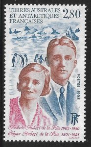 FSAT - Scott #205 Andree & Edgar de la Rue VF MNH