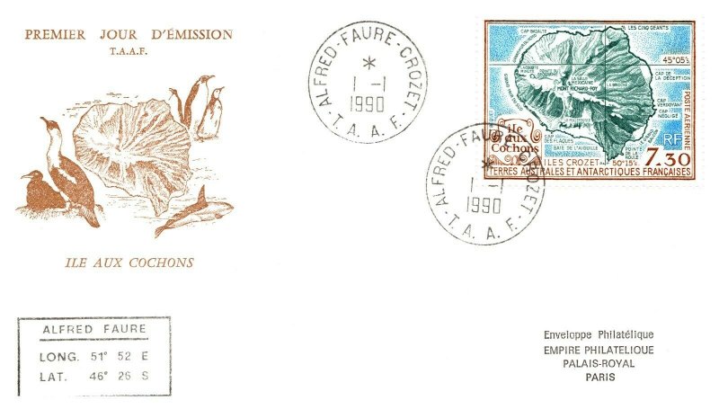 1990 French Southern & Antarctic Territory, Antarctic Cachet and/or Cancel  #108