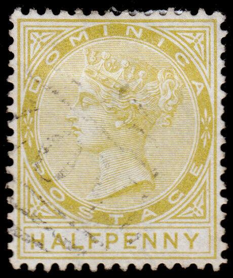 Dominica Scott 4 (1879) Used H F-VF, CV $62.50 M